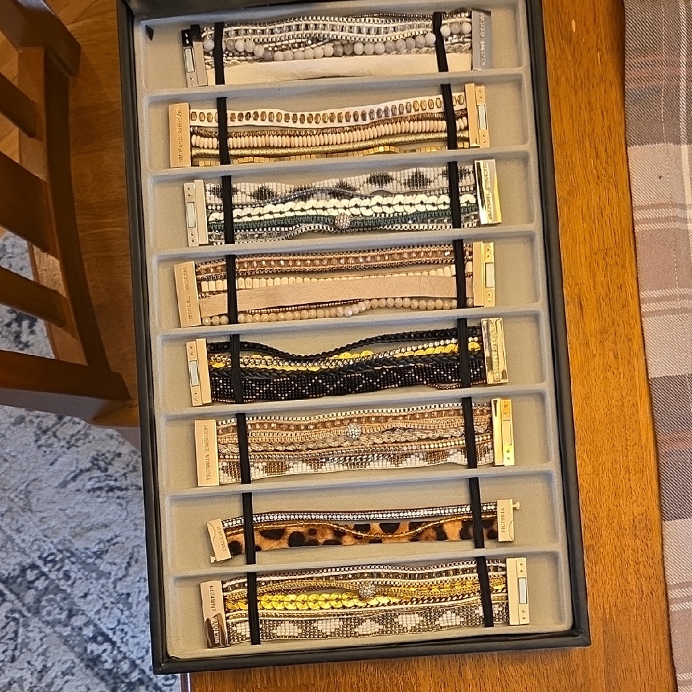 Victoria Emerson Various Magnetic Bracelets With Display Case